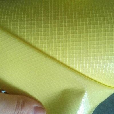 海宁厂家专业供应复合面料pvc涂层布夹网布500D 箱包布