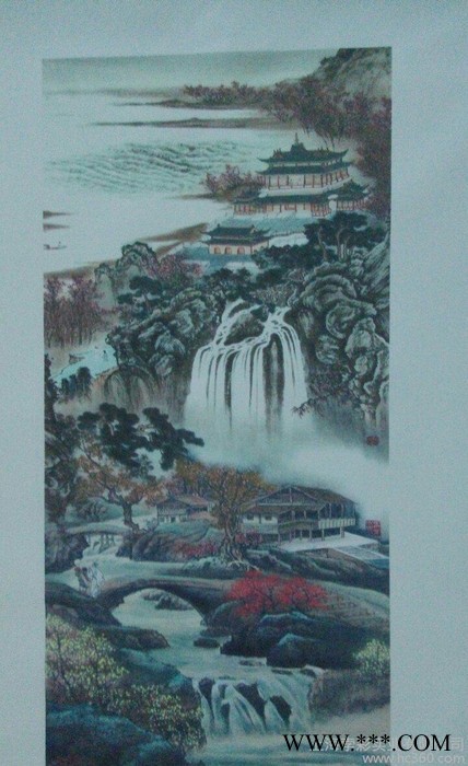 上海孛彩油画布写真，喷画，国画打印 丝印可定制