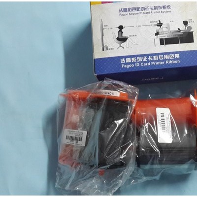 fagoo p560 p550证卡打印机原装黑色带P560黑色带法高证卡机黑带