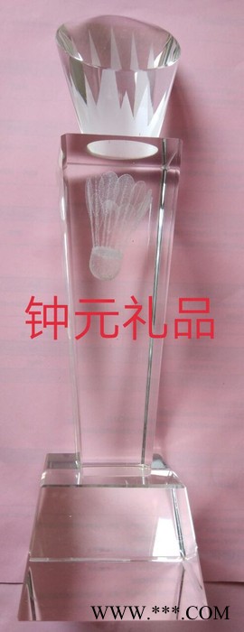 西安水晶奖杯订制 新时代水晶工艺品图4