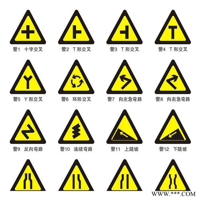 警示标牌 交通标牌指示牌 安全标牌警示牌图6