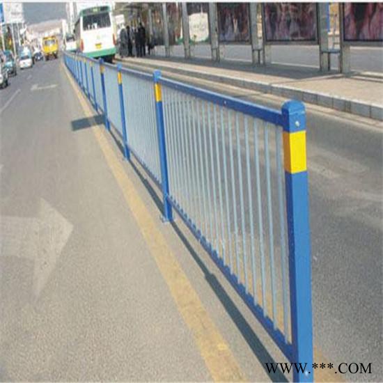 市政广告牌栏杆 道路两侧隔离护栏 带广告牌道路护栏 定制栏杆