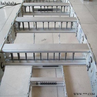 沧州宏泰定制塑料尼龙拖链线槽机床导向槽雕刻机桥式全封闭金属钢制钢铝坦克链