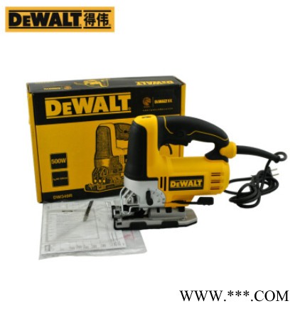 Dewalt/得伟曲线锯DW349R多功能曲线锯电动家用木工电锯金属木材拉花锯切割机 得伟电动工具图2