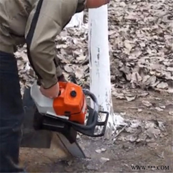 链条式冻土切割机 便携挖树机 汽油断根机移苗机 铲头式挖树机