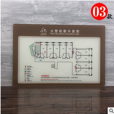 消防疏散示意图消防安全疏散逃生示意图指示牌酒店消防逃生图标示图2