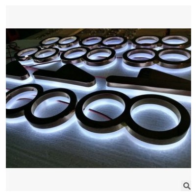 厂家供应金属发光字设计制作安装 树脂发光字定制