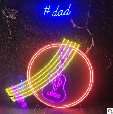 酒吧夜总会夜场 LED霓虹灯 创意造型高亮硅胶软灯带广告牌发光字