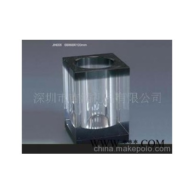 水晶笔筒 水晶文具 水晶礼品 促销礼品 广告礼品