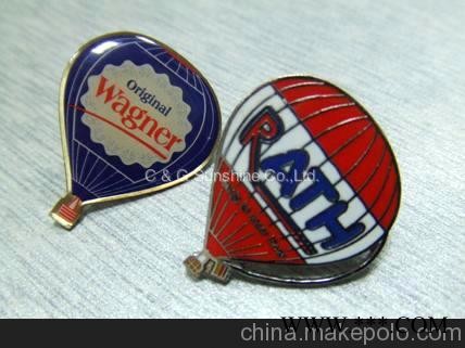 Badge / ［厂家供应］热汽球活动宣传徽章,广告促销徽章,校庆徽章