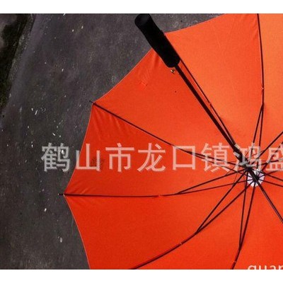 雨伞10K双骨黑胶遮阳伞定制 可印刷logo的户外广告太阳伞