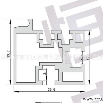 深圳市接驳台导轨铝型材.铝型材厂家