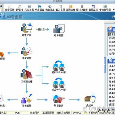 供应专业版铝材软件,铝型材软件,ERP系统