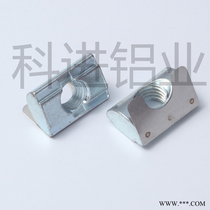 弹珠螺母M8欧标铝型材40系列弹性定位螺母 防滑带钢珠螺母铝型材配件
