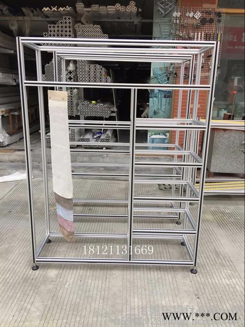工业铝型材样品架展示架样品柜来图定做任意尺寸款式