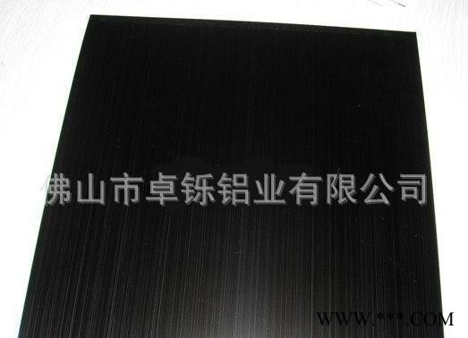 卓铄铝业佛山 工业原厂 加工铝型材 **金属氧化直纹拉丝铝板 可来样定制