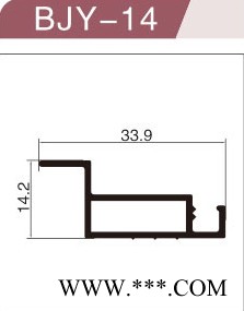 供应三友BYJ-14建筑铝型材-建筑纱窗BYJ-14