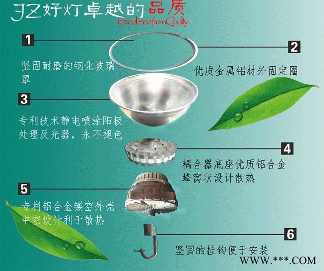 九州天极之光JZH-GK 无极灯工厂灯图2