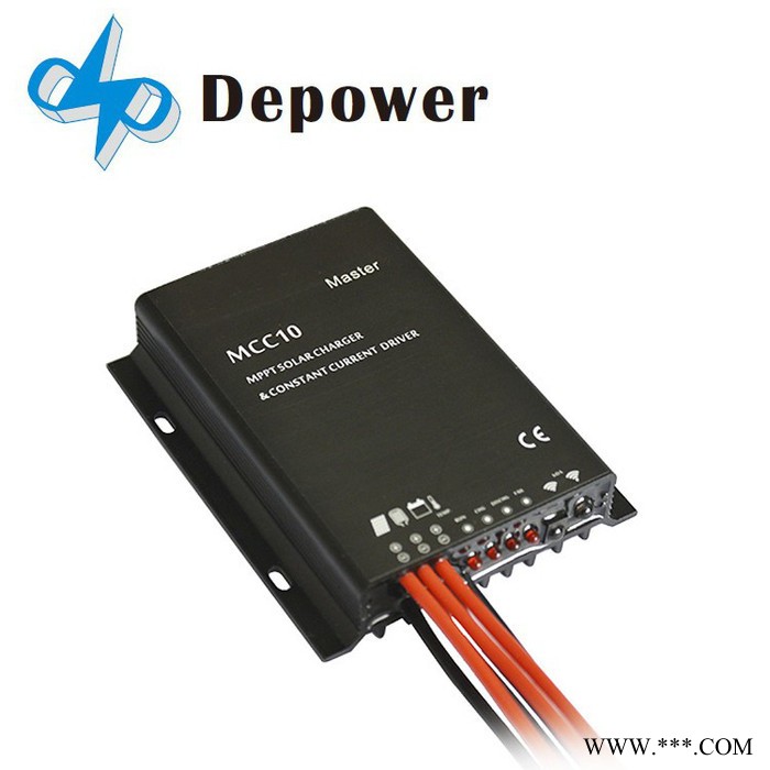 深圳depower太阳能控制器** 12V/10A太阳能路灯防水型控制器 MPPT路灯控制器