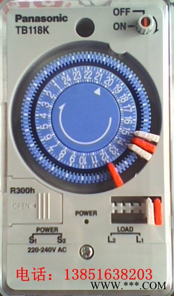 供应松下定时开关厂家**小区路灯控制器TB118C7S