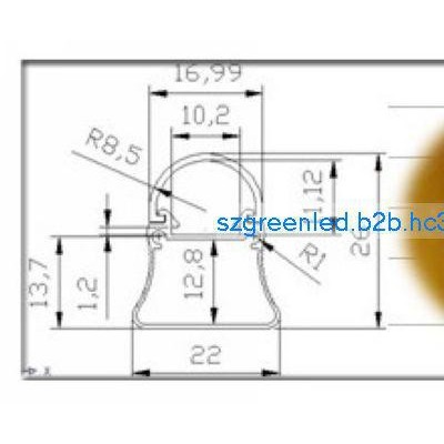 供应深圳厂家T5LED灯管外罩，t5led灯管配件，t5led灯管外罩