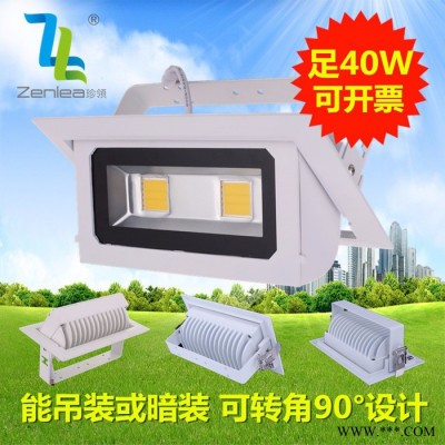 Zenlea珍领ZL-FL1040-A LED 投光灯新款室内可旋转投光灯20W/30W/40W