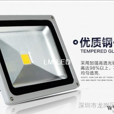 LED投光灯50W100W30W户外防水灯室外广告灯泛光灯射