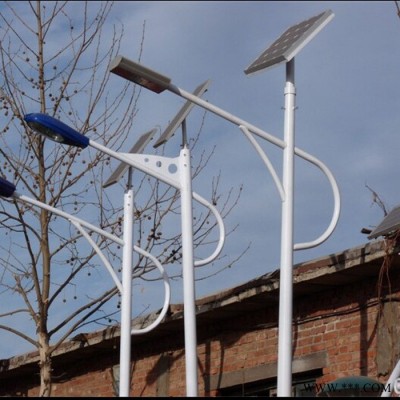 市电市政农村道路灯杆6米8米10米单臂双臂全套太阳能路灯