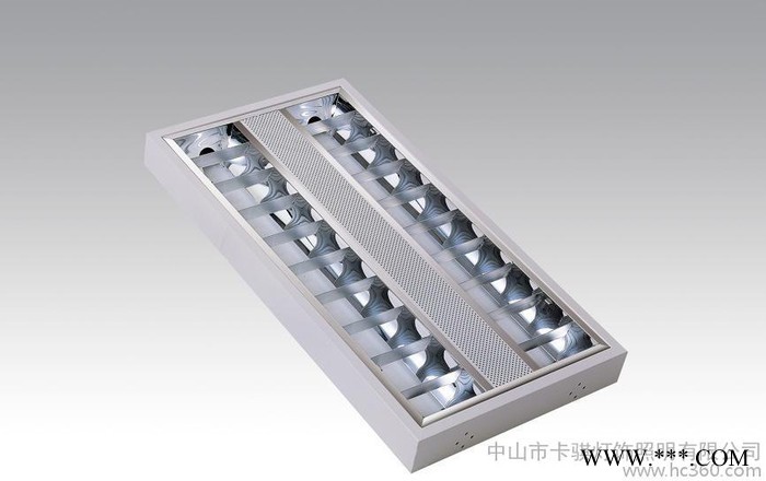 卡骐照明T5LED600*300格栅灯灯盘办公照明一体式le卡骐灯饰照明中山古镇**