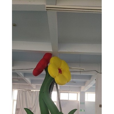 河南非凡气模  定制充气发光莲花气模 充气艺术装置景观灯光节 创意美陈装饰花朵