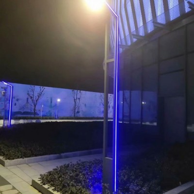 珊廷LED铝型材灯 LED照明灯具 户外庭院灯 常州庭院灯 新款两侧发光道路灯具**