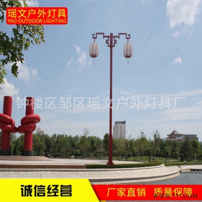 LED景观灯中式柱灯小区太阳能庭院灯道路灯定制广场园林灯