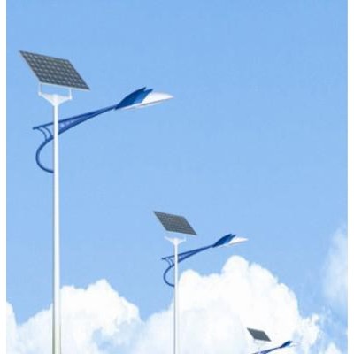 江苏丰泽专业生产8米43WLED太阳能路灯道路灯灯杆