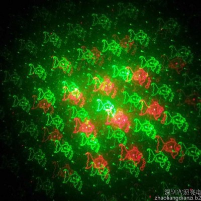 五合一 迷你激光灯 红绿激光灯 声控迷你镭射灯 舞台灯光KTV灯 满天星 流星雨 萤火虫