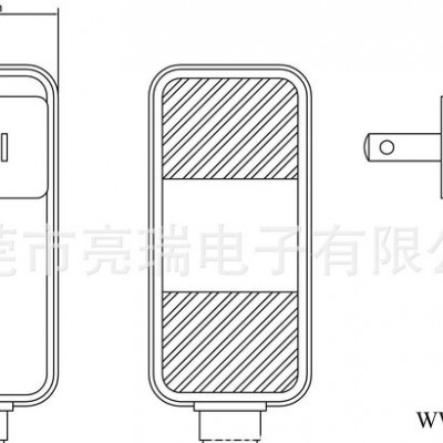 款户外IPP4美规5V 1A 防水插墙式电源2017主打**激光灯电源