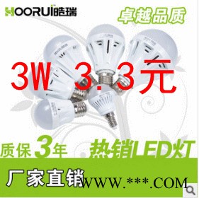 供应HOORUIHR_QP020球泡灯E27螺口节能灯泡