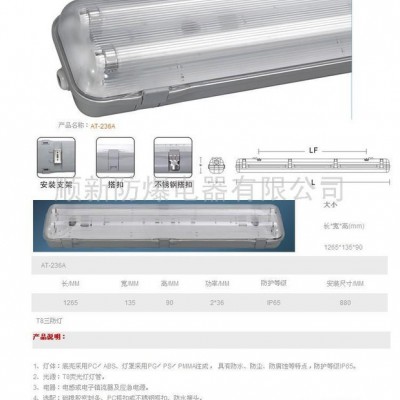 供应防水防尘防腐全塑荧光灯|FAY系列三防灯