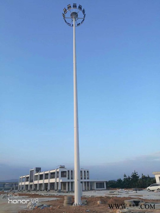 生产定制15米20米25米高杆灯 升降系统高杆景观灯 球场飞机场高杆