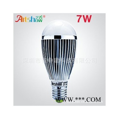 供应艺秀7WLED灯具7WLED球泡灯E27LED台灯灯泡节能灯泡