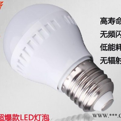 九科led球泡灯 led塑料球泡灯 led节能灯 led灯泡3w-12w室内灯泡