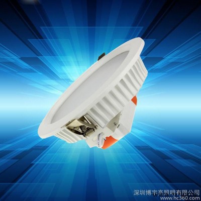 LED灯LED节能灯LED筒灯 LED车铝天花筒灯24W8寸 筒灯**