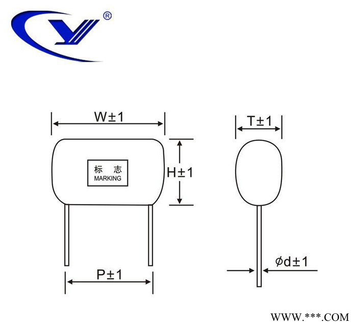 纯源【厂家批发】日光灯 电蚊拍 LED射灯电容器定制CBB21 224J400V 15mm