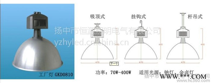 供应恒源GKD-工厂灯，车间灯，工矿灯图1