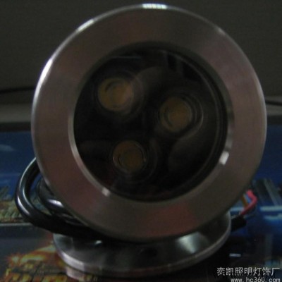 供应江门厂家供应3WLED水底灯  直径75mm  304不锈钢制作