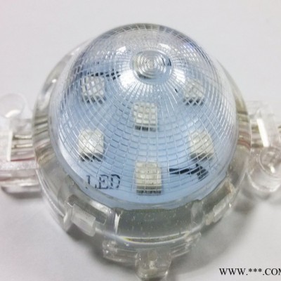 LED点光源5公分外控全彩单色点光源防水灯户外跑马灯装饰灯穿