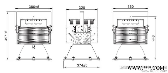 500W LED工矿灯 - H500系列