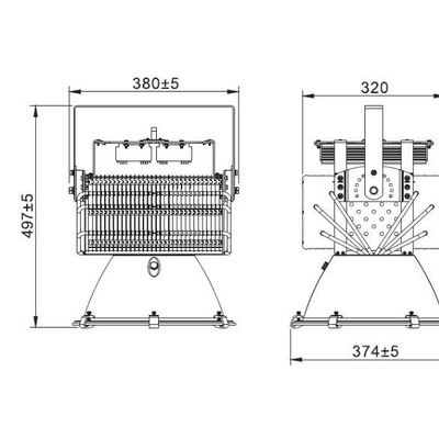 500W LED工矿灯 - H500系列