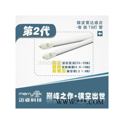 供应迈睿智能科技MRT-08-03微波感应LED日光灯