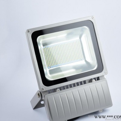 新款LED贴片投光灯100w广告牌射灯工矿灯厂房照明灯户外防