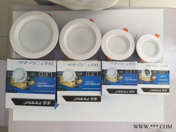 led防雾筒灯 浦诺2.5寸3寸4寸5寸 3W led灯具 家装客厅卧室用筒灯图2